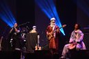 Saharan Touareg band Tamikrest performs at Sahara Soul, a music festival at the Barbican Hall in London
