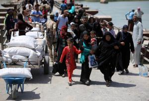 Displaced Sunni Iraqis, who fled the violence in the&nbsp;&hellip;