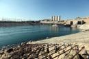 A general view is seen of Mosul Dam in northern Iraq