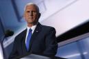 Republican vice presidential nominee Indiana Governor Mike Pence speaks at the Republican National Convention in Cleveland