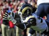 St. Louis Rams running back Steven Jackson (39) dives over the goal to score against the Tampa Bay Buccaneers during the second quarter of an NFL football game on Sunday, Dec. 23, 2012, in Tampa, Fla. (AP Photo/Brian Blanco)