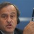 UEFA President Michel Platini speaks during a news conference in St. Petersburg