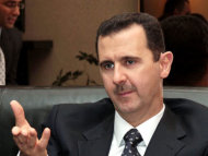الأسد يستبعد التدخل العسكري بسوريا