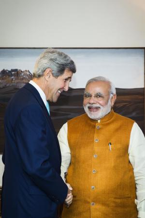 Visiting US Secretary of State John Kerry (L) meets&nbsp;&hellip;