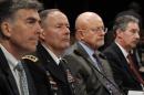 Top U.S. intelligence chiefs call spying reports "false"