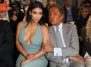 Kim Kardashian and fashion designer Valentino pose&nbsp;&hellip;