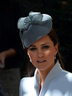 Catherine, the Duchess of Cambridge, arrives for an …