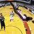 Heat's James dunks on Spurs' Green during Game 2 of the NBA Finals in Miami