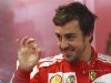 Ferrari Formula One driver Alonso of Spain gestures during first practice session of Canadian F1 Grand Prix at Circuit Gilles Villeneuve in Montreal