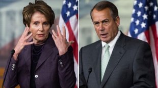 gty pelosi boehner tk 130418 wblog Boehner, Pelosi Hint at Next Showdowns in Congress