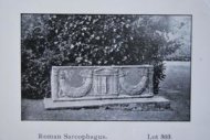 Roman sarcophagus found in garden