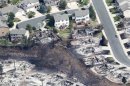 Some of the hundreds of totally destroyed homes are seen in the aftermath of the Waldo Canyon fire in Colorado Springs