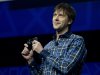 Mark Cerny, lead system architect for the Sony Playstation 4 speaks during an event to announce the new video game console, Wednesday, Feb. 20, 2013, in New York.  (AP Photo/Frank Franklin II)