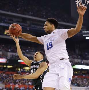 Will concerns about Jahlil Okafor's defensive work cost him the top spot? (AP/David J. Phillip)