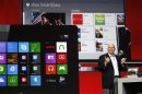 File photo of Microsoft CEO Ballmer speaking in front of Microsoft products at the Qualcomm pre-show keynote at the CES in Las Vegas