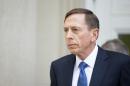 Former CIA director David Petraeus leaves the Federal Courthouse in Charlotte