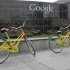 Google bicycles are shown at the Google campus in Mountain View, Calif., Friday, March 15, 2013. Companies say extraordinary campuses are a necessity, to recruit and retain top talent, and to spark innovation and creativity in the workplace. And there are business benefits and financial results for companies that keep their workers happy. (AP Photo/Jeff Chiu)