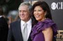 CBS chairman Les Moonves and his wife Julie Chen arrive at the Hollywood Film Awards in Hollywood
