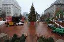 The Christmas tree, target of Somali-born Osman Mohamud, is seen in Pioneer Courthouse Square in Portland