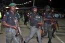 File picture shows a security patrol in Nigeria's capital Abuja