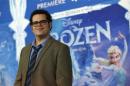 Gad poses at the premiere of "Frozen" at El Capitan theatre in Hollywood