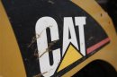 The Caterpillar logo is seen on a tractor in Gilbert