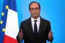 French President Francois Hollande makes televised address