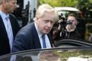 British Foreign Secretary Boris Johnson gets into a car as he leaves his home in London on July 15, 2016