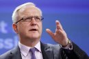 Il commissario Ue per gli Affari economici e monetari Olli Rehn