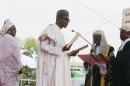 Chief Justice of Nigeria Mahmud Mohammed swears in Muhammadu Buhari as Nigeria's president at the Eagle Square in Abuja