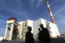 A picture taken on October 26, 2010 shows the Russian-built Bushehr nuclear power plant in southern Iran