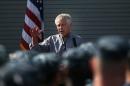 US Secretary of Defense Chuck Hagel speaks to military service members aboard the USS Ponce on December 6, 2013 in Manama