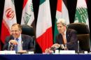 U.S. Foreign Secretary Kerry and Russian Foreign Minister Lavrov attend the International Syria Support Group (ISSG) meeting in Munich