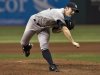 New York Yankees' Robertson pitches against the Tampa Bay Rays during a MLB American League baseball game in St. Petersburg, Florida