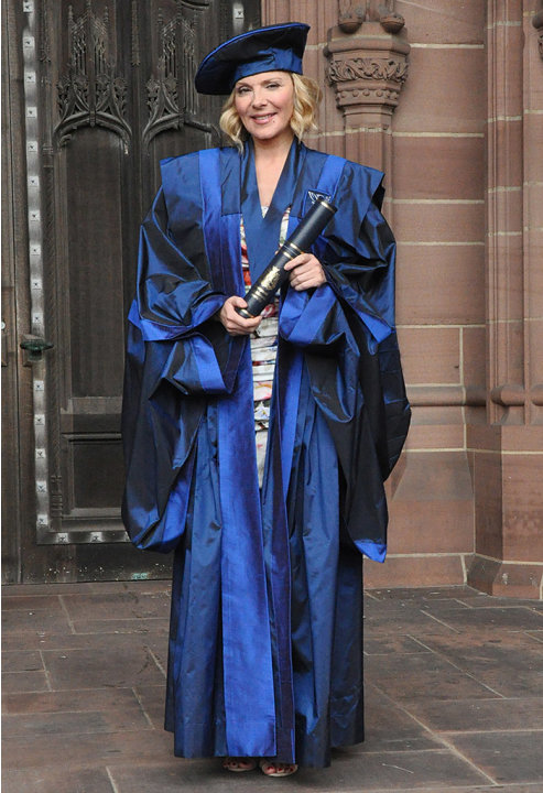 Kim Catrall Graduates With Honorary Degree At The University Of Liverpool