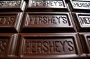 A Hershey's chocolate bar is shown in this photo illustration in Encinitas