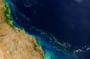 Stretching along more than 2,000 km (1,200 miles) of Australia's eastern coast is one of the world's formost natural wonders - The Great Barrier Reef as shown is this file NASA satellite image