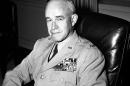 FILE - In this Sept. 22, 1951, file photo, Joint Chiefs of Staff Gen. Omar Bradley poses in his office after being promoted to the five-star rank of General of the Army in Washington, wearing his new insignia. Bradley was the first chairman of the Joint Chiefs. (AP Photo/Byron Rollins, File)