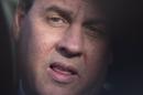 New Jersey Governor Chris Christie speaks during his visit to the One Nucleus life science company headquarters in Cambridge