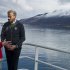 US Secretary of State Hillary Rodham Clinton and Norway's Minister of Foreign Affairs Jonas Gahr Stoere, right, talk together onboard the Arctic Research vessel Helmer Hanssen on a fjord, near the northern Norwegian city of  Tromso, Norway, Saturday June 2, 2012. Clinton is trekking north of the Arctic Circle, a region that could become a new international battleground for resources.   (AP Photo/Saul Loeb, Pool)