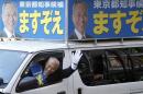 Japan's former health minister and candidate of Tokyo gubernatorial election Masuzoe campaigns in Tokyo