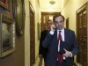 Conservative New Democracy leader and winner in Greece's general elections Samaras makes a phone call before a meeting in Athens