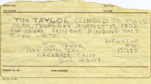 Note from Tim Taylor, age 13