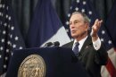 New York mayor Michael Bloomberg unveils budget in New York