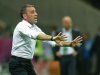 Portuguese head coach Paulo Bento reacts during the match
