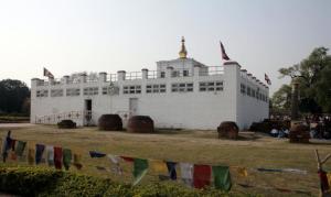 Visitors gather at the Maya Devi Temple in Lumbini,&nbsp;&hellip;