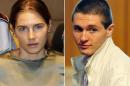 This combo image made of file pictures shows US student Amanda Knox (L) and her former boyfriend Raffaele Sollecito in Perugia