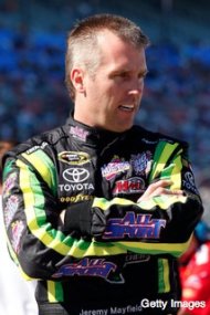 Jeremy Mayfield in his racing days. (Getty Images)