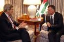 U.S. Secretary of State John Kerry meets with Jordan's King Abdullah in Washington