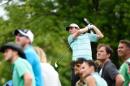Tim Clark of South Africa tees off on the 13th tee during the final round of the RBC Canadian Open at the Royal Montreal Golf Club on July 27, 2014 in Montreal, Quebec, Canada